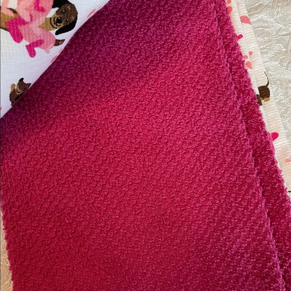 Cupcakes and Cashmere Dachshund Kitchen Towels